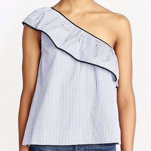 NWT! Cotton one shoulder top perfect for summer!